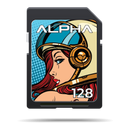 SD Card Label Astro Series