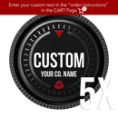 Rear Lens Cap Skins with Focal Length Indicator V1