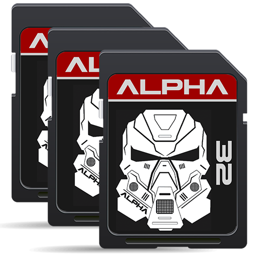 SD Card Label Alpha Series