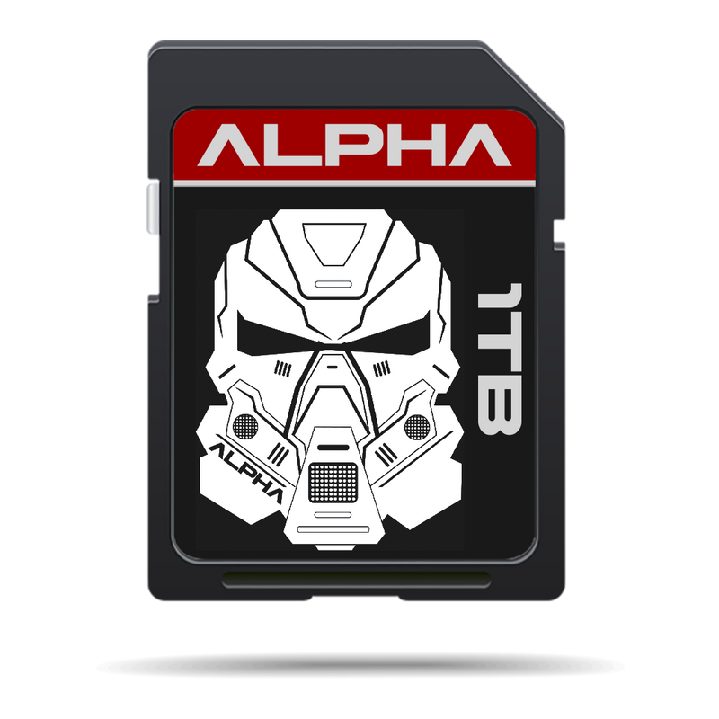 SD Card Label Alpha Series